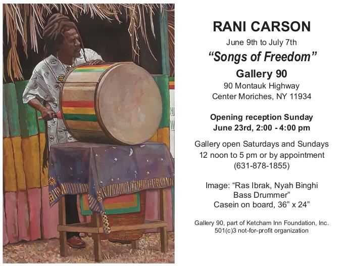 Rani Carson - Songs of Freedom Poster